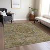 Piper Looms Chantille Global ACN1743 Brown Machine Washable Area Rug Lifestyle Image Feature