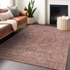 Piper Looms Chantille Global ACN1743 Salmon Machine Washable Area Rug Lifestyle Image Feature