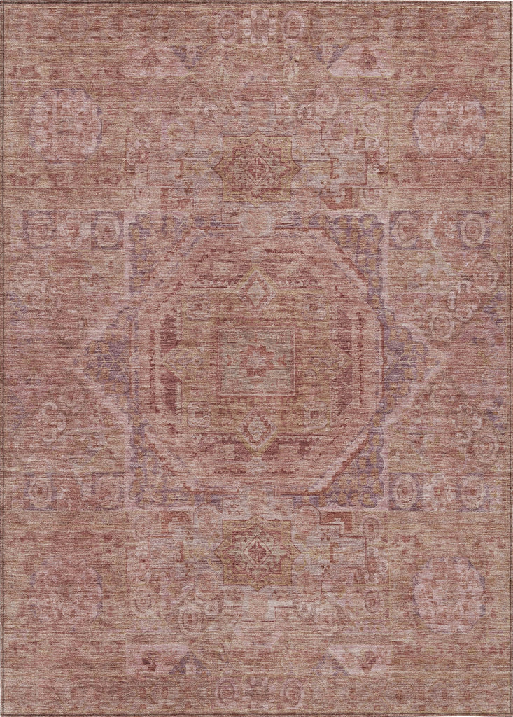 Piper Looms Chantille Global ACN1743 Salmon Machine Washable Area Rug main image