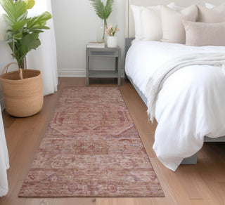 Piper Looms Chantille Global ACN1743 Salmon Machine Washable Area Rug Runner Lifestyle Image Feature
