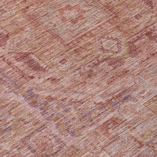 Piper Looms Chantille Global ACN1743 Salmon Machine Washable Area Rug Swatch Image