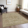 Piper Looms Chantille Global ACN1743 Tan Machine Washable Area Rug Lifestyle Image Feature