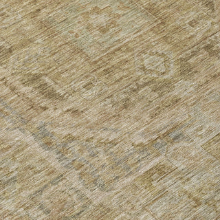 Piper Looms Chantille Global ACN1743 Tan Machine Washable Area Rug Swatch Image