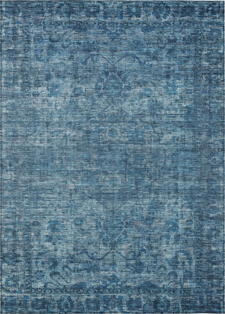 Piper Looms Chantille Global ACN1744 Blue Machine Washable Area Rug main image