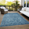 Piper Looms Chantille Global ACN1744 Blue Machine Washable Area Rug Outdoor Lifestyle Image Feature