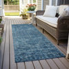 Piper Looms Chantille Global ACN1744 Blue Machine Washable Area Rug Runner Outdoor Lifestyle Image Feature