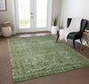Piper Looms Chantille Global ACN1744 Olive Machine Washable Area Rug Lifestyle Image Feature