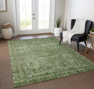 Piper Looms Chantille Global ACN1744 Olive Machine Washable Area Rug Lifestyle Image Feature