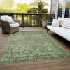 Piper Looms Chantille Global ACN1744 Olive Machine Washable Area Rug Outdoor Lifestyle Image Feature