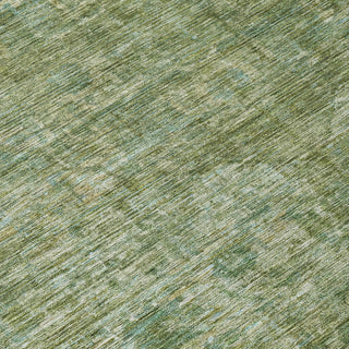 Piper Looms Chantille Global ACN1744 Olive Machine Washable Area Rug Swatch Image