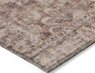 Piper Looms Chantille Global ACN1744 Paprika Machine Washable Area Rug Corner Image