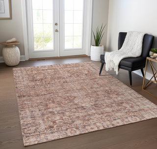 Piper Looms Chantille Global ACN1744 Paprika Machine Washable Area Rug Lifestyle Image Feature