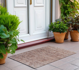 Piper Looms Chantille Global ACN1744 Paprika Machine Washable Area Rug Scatter Outdoor Lifestyle Image Feature