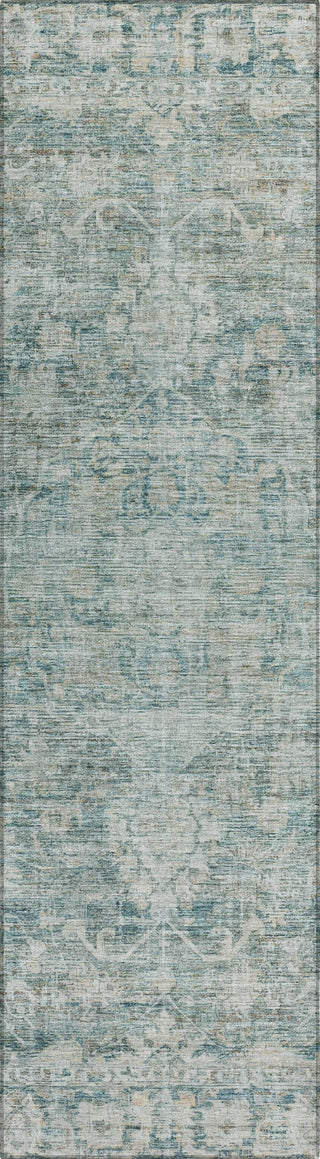 Piper Looms Chantille Global ACN1744 Teal Machine Washable Area Rug Runner Main Image