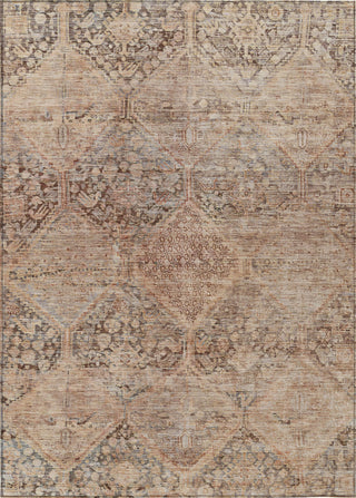 Piper Looms Chantille Geometric ACN1745 Copper Machine Washable Area Rug main image