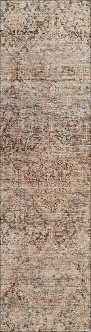 Piper Looms Chantille Geometric ACN1745 Copper Machine Washable Area Rug Runner Main Image