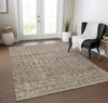 Piper Looms Chantille Stripe ACN1746 Brown Machine Washable Area Rug Lifestyle Image Feature