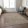Piper Looms Chantille Stripe ACN1746 Brown Machine Washable Area Rug Lifestyle Image Feature