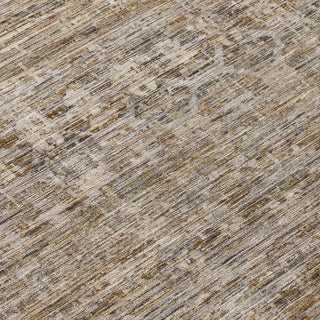 Piper Looms Chantille Stripe ACN1746 Brown Machine Washable Area Rug Swatch Image