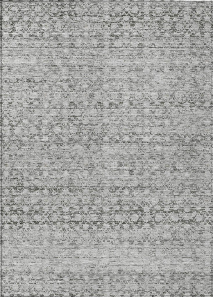Piper Looms Chantille Stripe ACN1747 Gray Machine Washable Area Rug main image