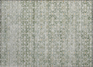 Piper Looms Chantille Stripe ACN1747 Green Machine Washable Area Rug Scatter Main Image