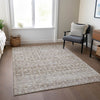 Piper Looms Chantille Stripe ACN1747 Taupe Machine Washable Area Rug Lifestyle Image Feature
