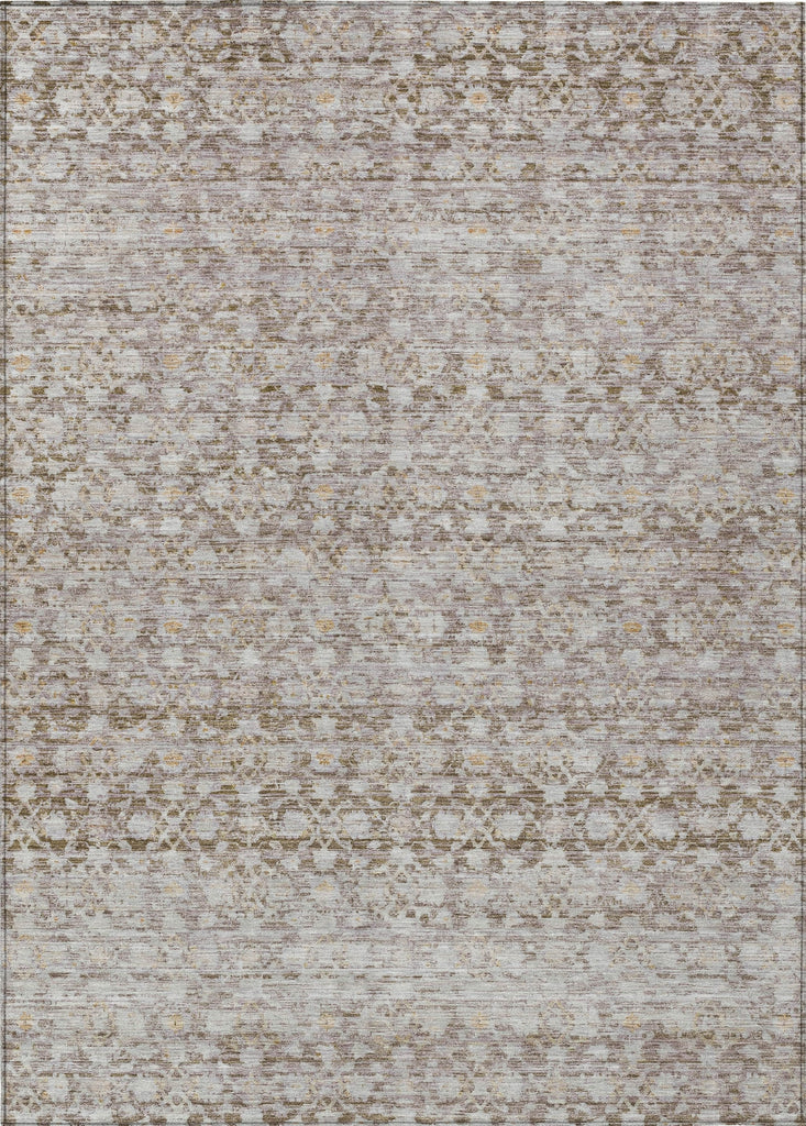 Piper Looms Chantille Stripe ACN1747 Taupe Machine Washable Area Rug main image