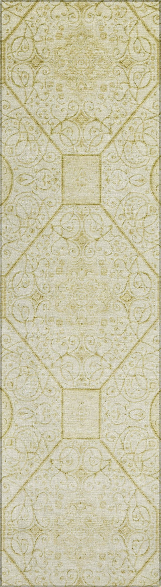 Piper Looms Chantille Geometric ACN1748 Wheat Machine Washable Area Rug Runner Main Image