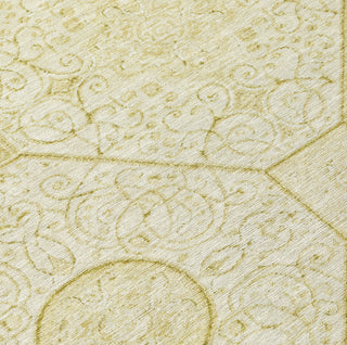 Piper Looms Chantille Geometric ACN1748 Wheat Machine Washable Area Rug Swatch Image