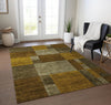 Piper Looms Chantille Squares ACN1749 Pewter Machine Washable Area Rug Lifestyle Image Feature