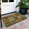 Piper Looms Chantille Squares ACN1749 Pewter Machine Washable Area Rug Scatter Outdoor Lifestyle Image Feature
