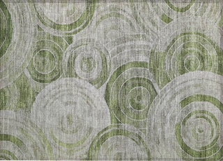 Piper Looms Chantille Geometric ACN1750 Aloe Machine Washable Area Rug Scatter Main Image