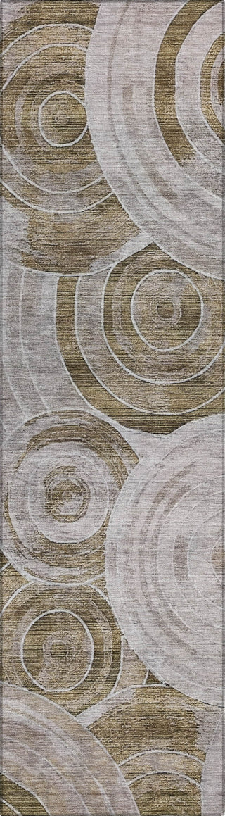 Piper Looms Chantille Geometric ACN1750 Brown Machine Washable Area Rug Runner Main Image