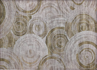 Piper Looms Chantille Geometric ACN1750 Brown Machine Washable Area Rug Scatter Main Image