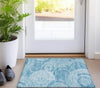 Piper Looms Chantille Geometric ACN1750 Denim Machine Washable Area Rug Scatter Lifestyle Image Feature