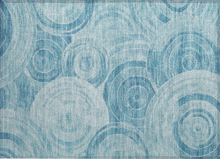 Piper Looms Chantille Geometric ACN1750 Denim Machine Washable Area Rug Scatter Main Image