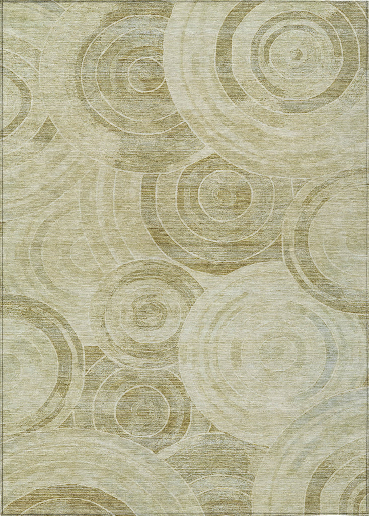 Piper Looms Chantille Geometric ACN1750 Wheat Machine Washable Area Rug main image