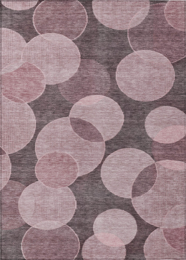 Piper Looms Chantille Geometric ACN1751 Blush Machine Washable Area Rug main image