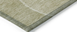 Piper Looms Chantille Geometric ACN1751 Tan Machine Washable Area Rug Corner Image