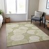 Piper Looms Chantille Geometric ACN1751 Tan Machine Washable Area Rug Lifestyle Image Feature