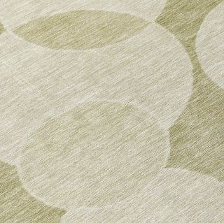 Piper Looms Chantille Geometric ACN1751 Tan Machine Washable Area Rug Swatch Image