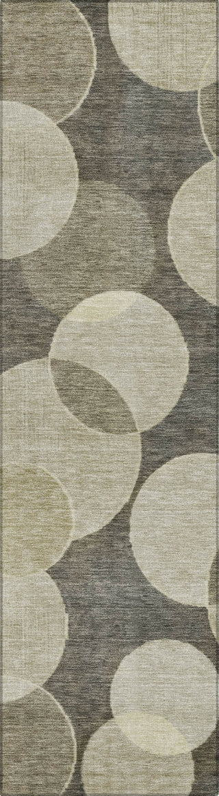 Piper Looms Chantille Geometric ACN1751 Taupe Machine Washable Area Rug Runner Main Image