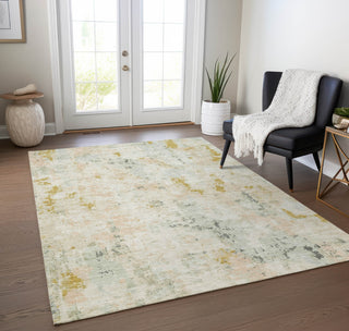 Piper Looms Chantille Modern ACN1753 Beige Machine Washable Area Rug Lifestyle Image Feature