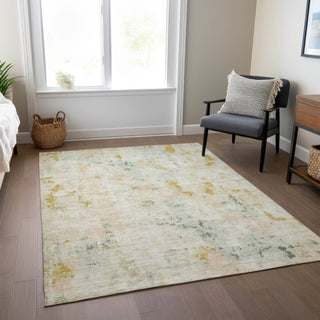 Piper Looms Chantille Modern ACN1753 Beige Machine Washable Area Rug Lifestyle Image Feature