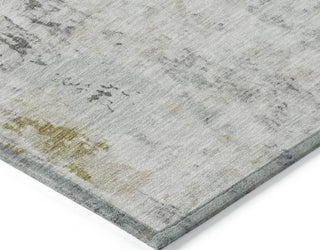 Piper Looms Chantille Modern ACN1753 Linen Machine Washable Area Rug Corner Image