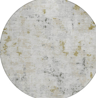 Piper Looms Chantille Modern ACN1753 Linen Machine Washable Area Rug Round Main Image