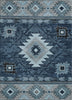Piper Looms Chantille Tribal ACN1754 Blue Machine Washable Area Rug main image