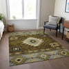 Piper Looms Chantille Tribal ACN1754 Brown Machine Washable Area Rug Lifestyle Image Feature