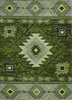 Piper Looms Chantille Tribal ACN1754 Olive Machine Washable Area Rug main image