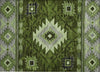 Piper Looms Chantille Tribal ACN1754 Olive Machine Washable Area Rug Scatter Main Image